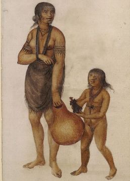 NA woman with child
